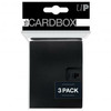 PRO 15+ Card Box 3-pack: Black