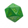Vivid Heavy Metal Dice - Green (set of 2)
