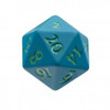 Vivid Heavy Metal Dice - Teal (set of 2)