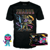 POP! & Tee: Marvel - Thanos (Blacklight) & T-Shirt set