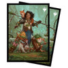 MTG Wilds of Eldraine Deck Protector Sleeves featuring Ellivere of the Wild Court (100)