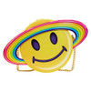 Lisa Frank: Yellow Rainbow Ring Saturn Crossbody Bag