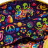 Lisa Frank: Yellow Rainbow Ring Saturn Crossbody Bag