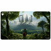 MTG Wilds of Eldraine Playmat Green featuring Virtue of Strength