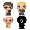Bitty POP! Harry Potter: Harry Potter, Draco Malfoy & Dobby 4-Pack