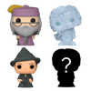 Bitty POP! Harry Potter: Albus Dumbledore, Nearly Headless Nick & Minerva McGonagall 4-Pack
