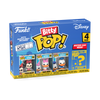 Bitty POP! Disney: Minnie Mouse (red dress), Daisy Duck & Donald Duck 4-Pack