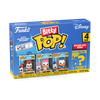 Bitty POP! Disney: Minnie Mouse (red dress), Daisy Duck & Donald Duck 4-Pack