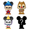 Bitty POP! Disney: Sorcerer Mickey, Dale & Princess Minnie 4-Pack