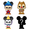 Bitty POP! Disney: Sorcerer Mickey, Dale & Princess Minnie 4-Pack