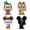 Bitty POP! Disney: Goofy, Chip & Minnie Mouse 4-Pack