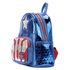 Marvel: Metallic Captain America Cosplay Mini Backpack