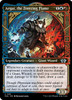 Aegar, the Freezing Flame (Showcase Frame Halo foil)