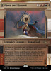 Djeru and Hazoret (Showcase Frame foil)