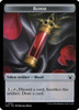 March of the Machine Commander Blood Token // Golem Token