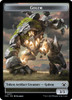 March of the Machine Commander Clue Token // Golem Token