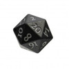 Vivid Heavy Metal Dice - Black (set of 2)