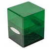 Satin Cube - Glitter Green