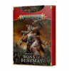 Warhammer Age of Sigmar - Warscroll Cards: Sons of Behemat