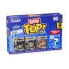 Bitty POP! DC Super Heroes: Batman, Robin & Scarecrow 4-Pack