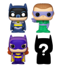 Bitty POP! DC Super Heroes: Batman '66, Batgirl & The Riddler 4-Pack