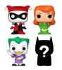 Bitty POP! DC Super Heroes: Harley Quinn, Poison Ivy & The Joker  4-Pack