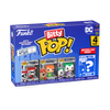 Bitty POP! DC Super Heroes: Harley Quinn, Poison Ivy & The Joker  4-Pack