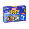Bitty POP! DC Super Heroes: Harley Quinn, Poison Ivy & The Joker  4-Pack
