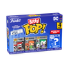 Bitty POP! DC Super Heroes: Harley Quinn, Poison Ivy & The Joker  4-Pack