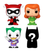 Bitty POP! DC Super Heroes: Harley Quinn, Poison Ivy & The Joker  4-Pack