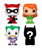 Bitty POP! DC Super Heroes: Harley Quinn, Poison Ivy & The Joker  4-Pack