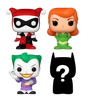 Bitty POP! DC Super Heroes: Harley Quinn, Poison Ivy & The Joker  4-Pack