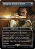 Sword of Hearth and Home [Herugrim, Sword of Rohan] (Borderless Art Surge foil)