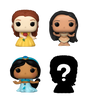 Bitty POP! Disney Princess: Peasant Belle, Pocahontas & Jasmine 4-Pack