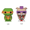 Bitty POP! Teenage Mutant Ninja Turtles: 8-Bit Raphael, 8-Bit Donatello & 8-Bit Leonardo 4-Pack