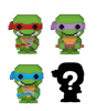 Bitty POP! Teenage Mutant Ninja Turtles: 8-Bit Raphael, 8-Bit Donatello & 8-Bit Leonardo 4-Pack