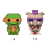 Bitty POP! Teenage Mutant Ninja Turtles: 8-Bit Raphael, 8-Bit Donatello & 8-Bit Leonardo 4-Pack