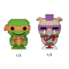 Bitty POP! Teenage Mutant Ninja Turtles: Splinter, Raphael & Rocksteady 4-Pack