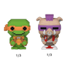 Bitty POP! Teenage Mutant Ninja Turtles: Splinter, Raphael & Rocksteady 4-Pack