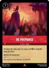 Be Prepared
