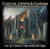 Books of Battle Mats: Castles, Crypts and Caverns (2 Book Set)