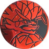 Black & Red Sparkle Oversized Koraidon Coin