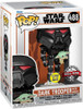 POP! Star Wars: The Mandalorian #488 Dark Trooper with Grogu (Glow in the Dark)