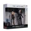 The Witcher Netflix: Ciri & Geralt of Rivia (Season 3) 2-Pack 7-Inch Figures