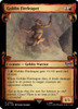Goblin Fireleaper (Showcase Scroll) (Silver Foil)