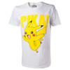 Pokemon - Men's Pikachu T-Shirt With Raised Print