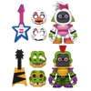 SNAPS! Five Nights at Freddy's: Security Breach - Montgomery Gator & Glamrock Chica 2-Pack