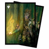 MTG Murders at Karlov Manor Deck Protector Sleeves featuring Kaust, Eyes of the Glade (100)