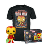 POP! & Tee: Marvel Holiday - Iron Man with Gifts T-Shirt set