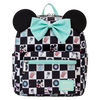 Disney: Mickey & Minnie Date Night Diner Checkered All-Over Print Nylon Mini Backpack